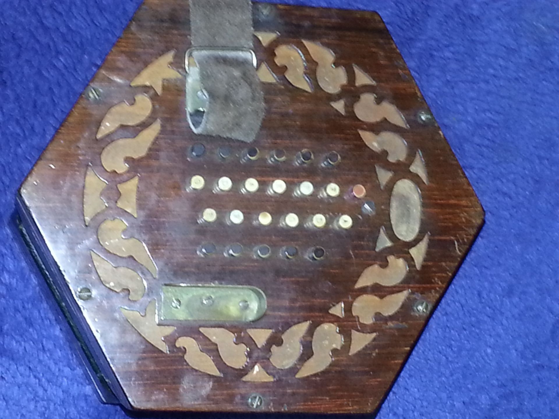 Antique Charles Wheatstone 48 Buttons Concertina - Image 4 of 4