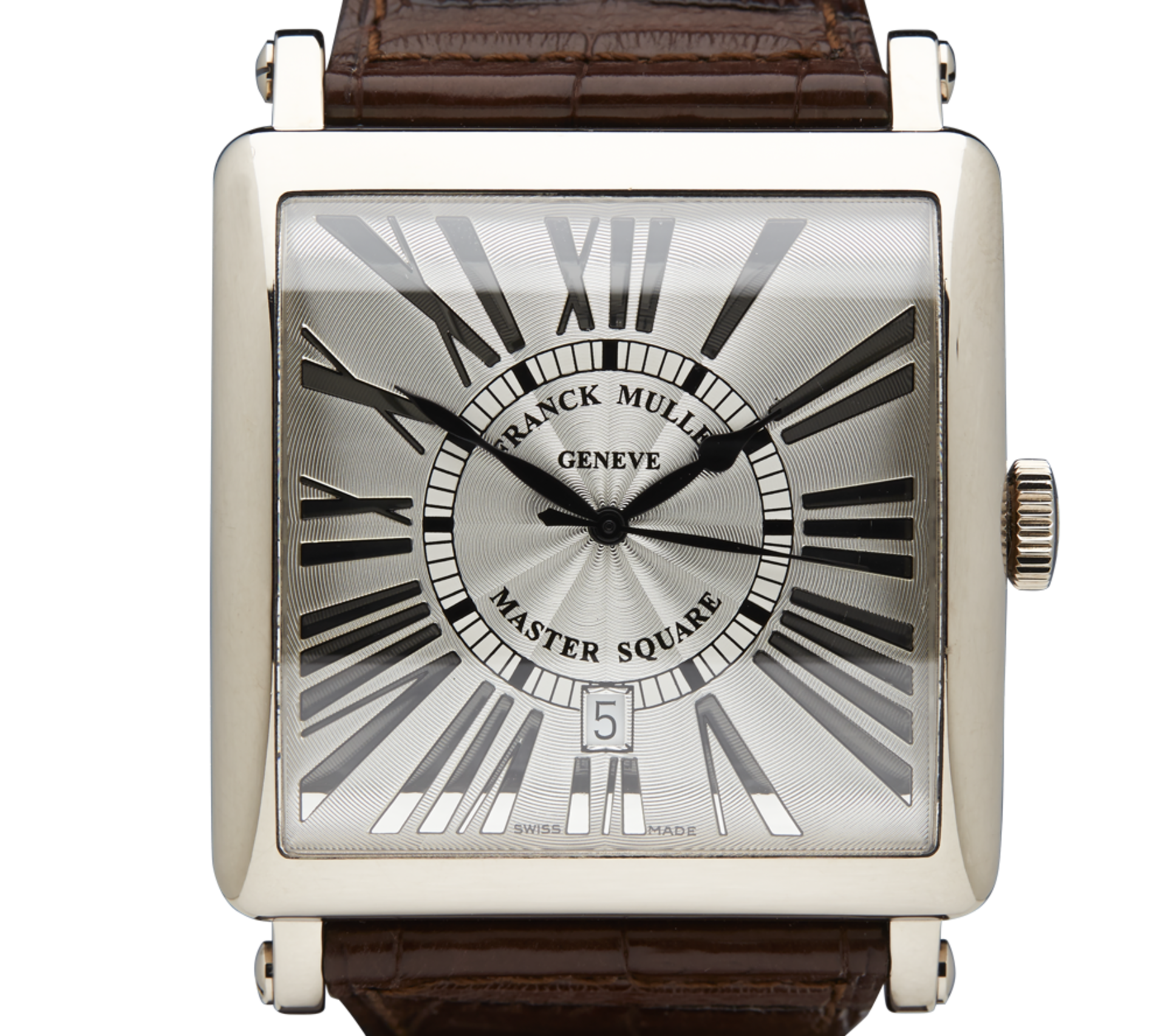 W0531 Franck Muller Master Square 18k White Gold XL 6002KSC - Image 6 of 10