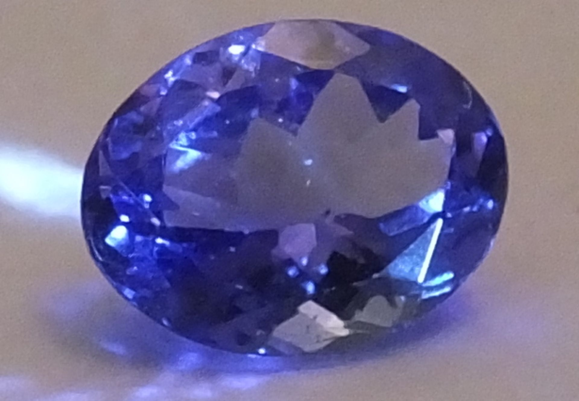 A 1.41 Carat Sparkling rare Blue Tanzanite