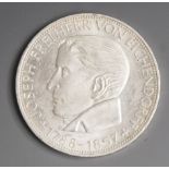 5 DM, BRD, Sondermünze, Joseph von Eichendorff, 1957, Mzz. J.Mindestpreis: 100 EUR