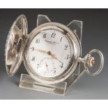 Savonette-Taschenuhr, International Watch Co. Schaffhausen, um 1920, Silber 900 mitNiello,