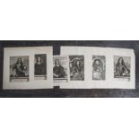 6 Kupferstiche, Darstellungen niederländischer Staats- und Kirchenmänner (Joan de Wit,Miechiel