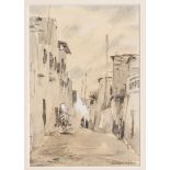 Salye, Anzor (20./21. Jahrhundert), "Old street in Bukhara", Aquarell, re. u. sign., rs.sign.,