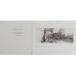 Weingärtner, Robert (geboren 1955), "Landschaft, im Herbst", Originalradierung,Handpressenabzug