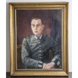 Roth, K.J. (19./20. Jahrhundert), Brustporträt eines Angehörigen der Luftwaffe, Öl/Lw.,re. o.