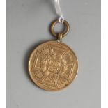 Medaille, Preussen, "Dem siegreichen Heere 1870/71", Randschrift, im Mittelfeld gerötes W-