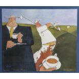 Van Driel, Guido (geb. 1962), Golfer, Farbzeichnung, re. u. sign., li. u. num. 171/800(persön.