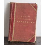 Andrees, Allgem. Handatlas, Verlag von Velhagen & Klasing 1893, Rückeneinband Leder