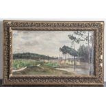 Bastert, Nicolaas Syvert (1854-1939), Landschaftsansicht in Holland, Öl/Lw, li. untensign. Ca. 29,