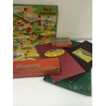 A selection of Vintage game boards, Dominos etc. :