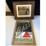 Original Photograph William Worthington III and Bass Brewery Mirror