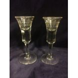 Victorian Dutch Gin Deceptive Glass c.1850 Blonkenheym Nolet and Schiedam