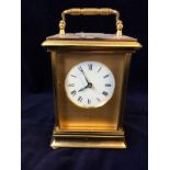 A Brass Carriage Clock by St James London