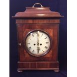 A superb Eight Day Mahogany Cased Twin Fusee Repeater Bracket Clock with anchor escapement by