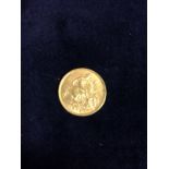 Half Gold Sovereign 1905