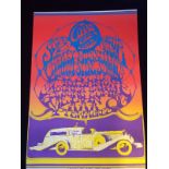 Cosmic Car Show First Printing from the well thought of San Francisco Poster Company