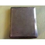 Cigarette Case weighing 185 gms Dated 1926 with gold inlay