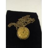 Dundee gold pocket watch