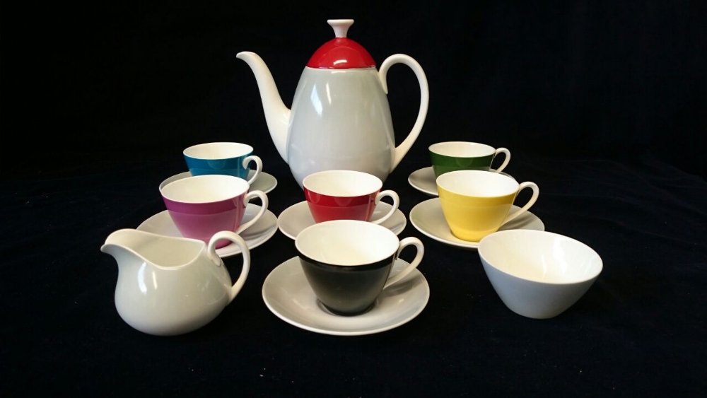 Adderley 'Fiesta' Coffee Service for Six