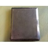 Cigarette Case weighing 185 gms Dated 1926 with gold inlay