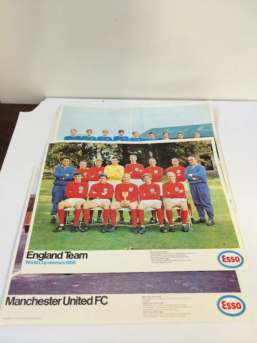 A selection of fourteen Esso posters from the late 1960's and early 1970's to include England