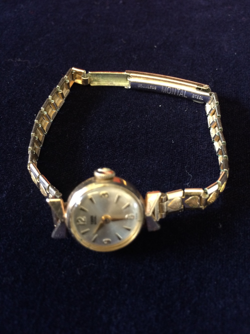 Ladies Rolex Tudor 9ct gold Watch, wrist strapped rolled gold, working order Birminham 1963 - Image 2 of 2