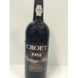 1985 Croft Vintage Port