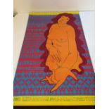 A first printing Howling Wolf Poster presented in San Francisco by Bill Graham on behalf on the