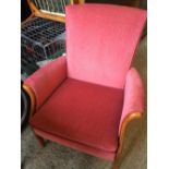 Pair of Parker Knoll Chairs in Pink