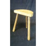 Three legged milking stool