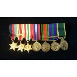 A set of miniature medals