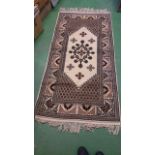 Beige African Woven Rug