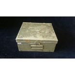 Small riveted aluminium box