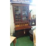 A secretaire bookcase