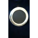 Hallmarked Concorde Picture Frame 110 MM in diameter Sheffield 1997