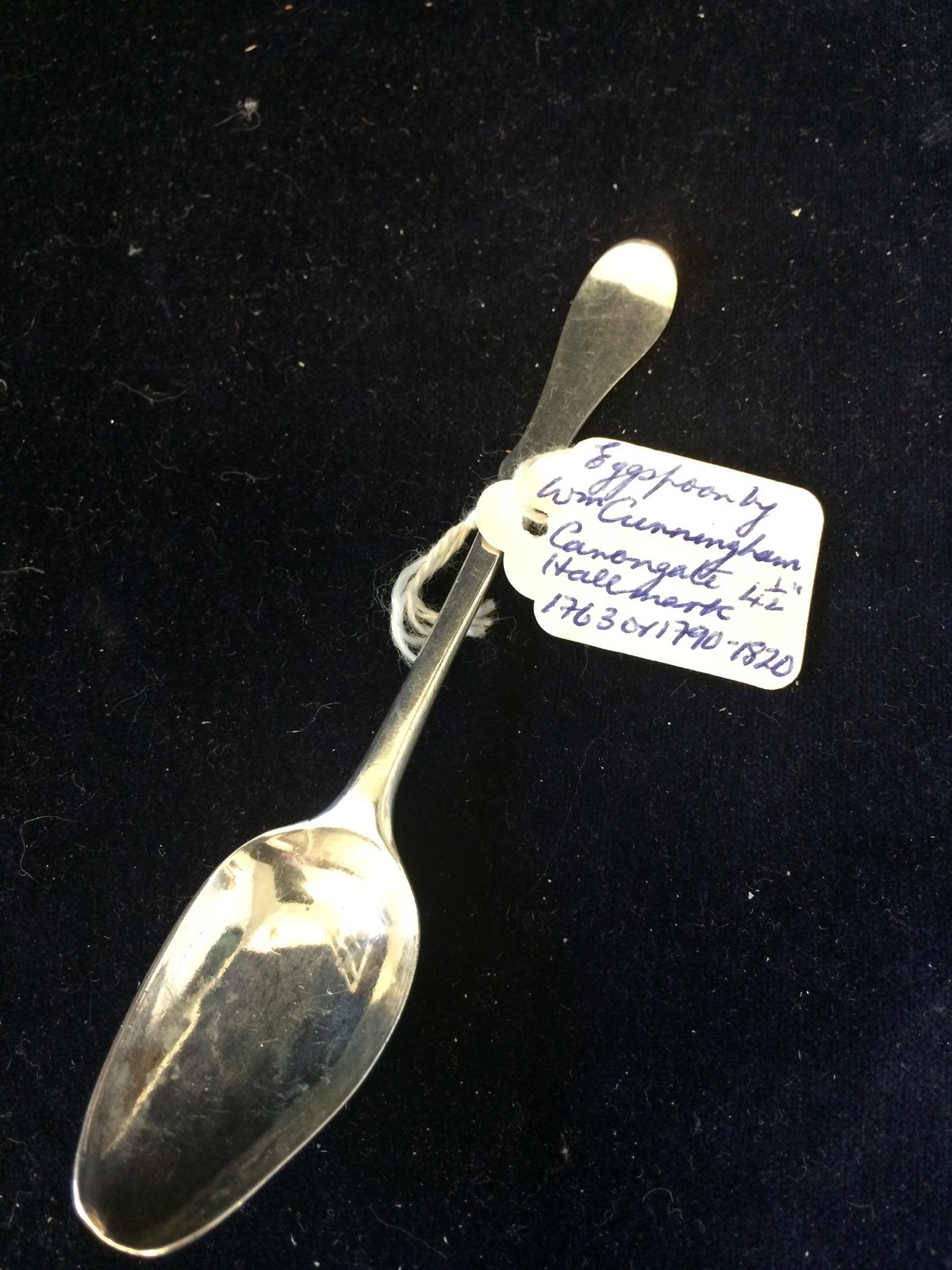 A silver Egg Spoon dated 1763