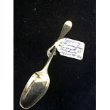 A silver Egg Spoon dated 1763