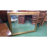 Bevelled edge mirror in classic gilt frame