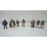 Vintage Star Wars selection of figures as found in "Jabba's Palace" x 8