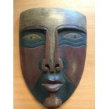 A Pacific/Polynesian Shield Mask