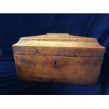 Victorian Rosewood Tea Caddy Box (AF)