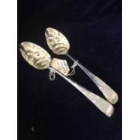 Two Berry spoons, one Exeter 1808 and the other London 1823