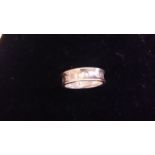 Tiffany & Co silver ring (Size T)