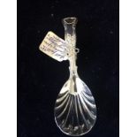 A Shell pattern caddy spoon by George Adams 1850/1