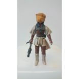 Vintage Star Wars figure "Princess Leia Organa in Boushh Disguise", rare unpainted helmet version.