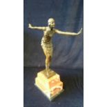 Art Deco Bronze Figure