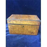 Walnut Tea Caddy