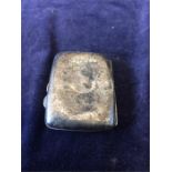 Silver cigarette case Birmingham 1913 60grms