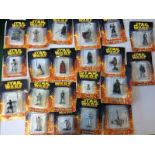 Hand Painted Star Wars Collectable figures by De Agostini. Yoda, Count Dooku, Darth Maul, Imperial