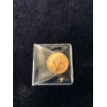 French 20 Franc gold coin napoleon 111  1855 6.42 g V/F
